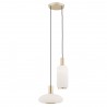 SAGUNTO 896 lampa wisząca 2 pł. na okrągłej podsufitce Argon