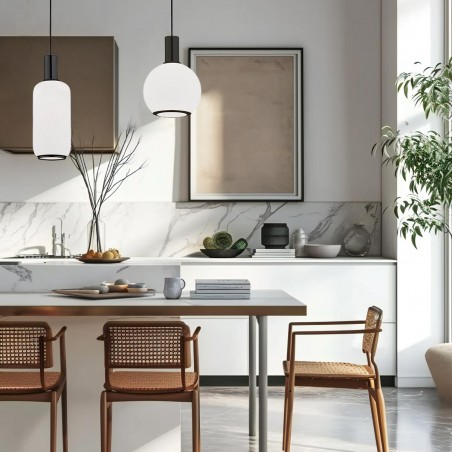 SAGUNTO PLUS 8564 lampa wisząca 1 pł. Argon
