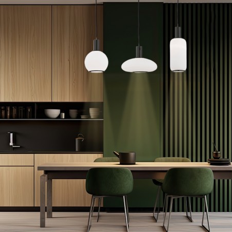 SAGUNTO PLUS 6324 lampa wisząca 3 pł. na listwie Argon