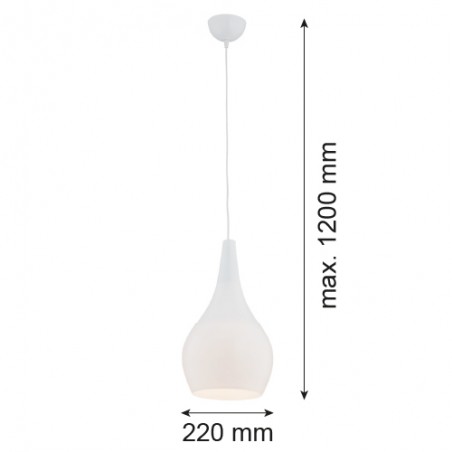 SANTANA 3996 lampa wisząca 1 pł Argon