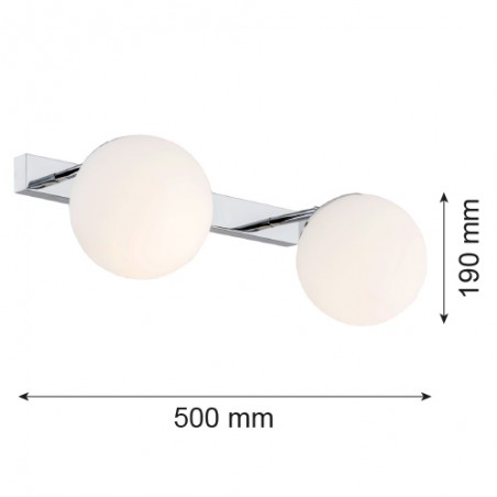 SATELITE 840 kinkiet 2 pł. Argon