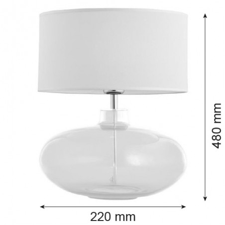 SEKWANA  3051 lampa stołowa 1 pł. Argon
