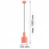 SINES 4218 lampa wisząca 1 pł. Argon