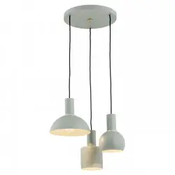SINES 1470 lampa wisząca 3 pł. na okrągłej podsufitce Argon