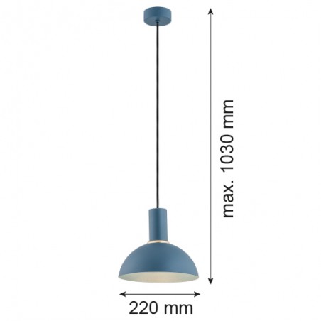 SINES 4221 lampa wisząca 1 pł. Argon