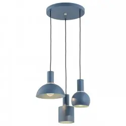 SINES 1471 lampa wisząca 3 pł. na okrągłej podsufitce Argon