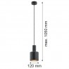SINES 4219 lampa wisząca 1 pł. Argon