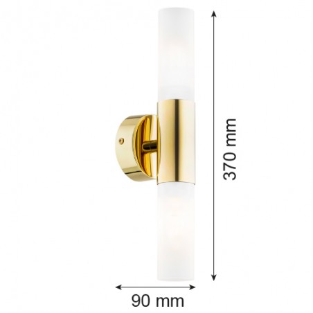 TAYLOR 7205 kinkiet 2 pł. Argon