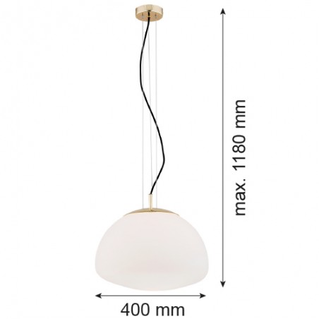 TRINI 4317 lampa wisząca 1 pł. L Argon