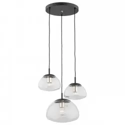 TRINI 1492 lampa wisząca 3 pł. na okrągłej podsufitce Argon