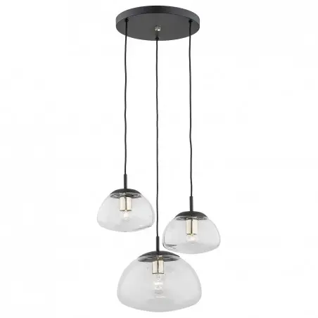 TRINI 1492 lampa wisząca 3 pł. na okrągłej podsufitce Argon