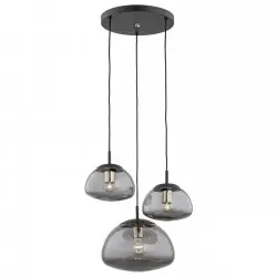 TRINI 1493 lampa wisząca 3 pł. na okrągłej podsufitce Argon