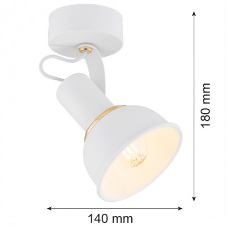TWIST 4899 kinkiet 1 pł. Argon