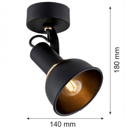 TWIST 4900 kinkiet 1 pł. Argon