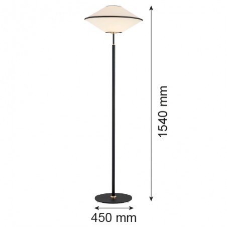 TROY 4283 lampa podłogowa 1 pł. Argon