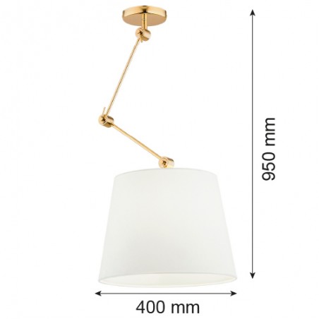ZAKYNTOS PLUS 4895 lampa wisząca 1 pł. Argon