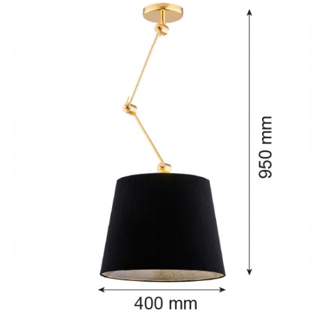 ZAKYNTOS PLUS 4896 lampa wisząca 1 pł. Argon