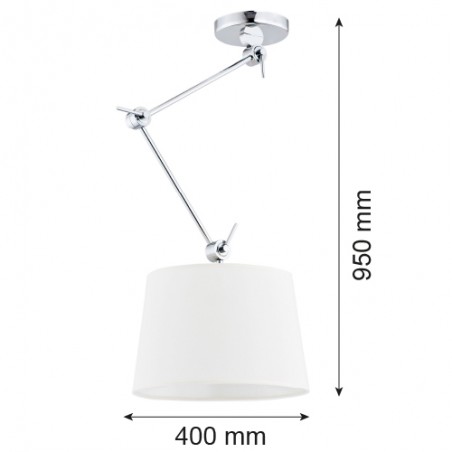 ZAKYNTOS 3548 lampa wisząca 1 pł. Argon