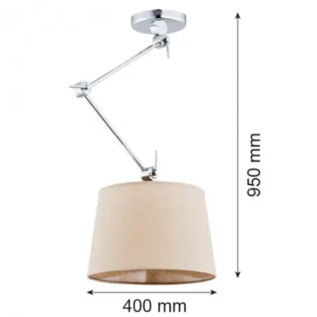 ZAKYNTOS 3549 lampa wisząca 1 pł. Argon