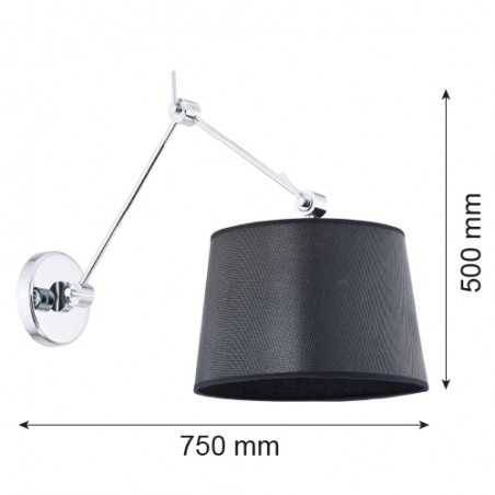 ZAKYNTOS 3547 kinkiet 1 pł. Argon