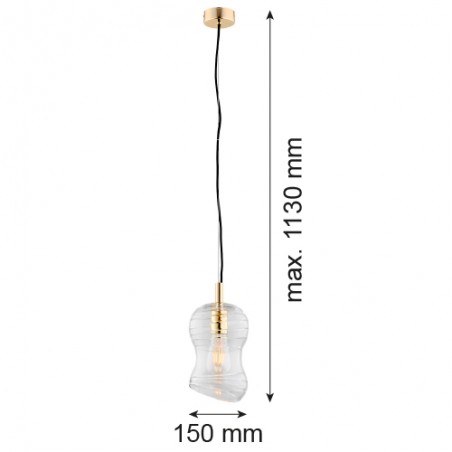 DEPORTIVO 4742 lampa wisząca 1 pł. Argon