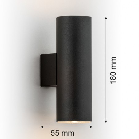 MITOS 909 kinkiet 2 pł. Argon