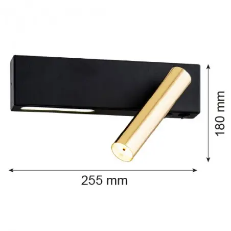 JASPER 1050 kinkiet 2 pł. Argon