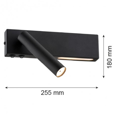 JASPER 1035 kinkiet 2 pł. Argon