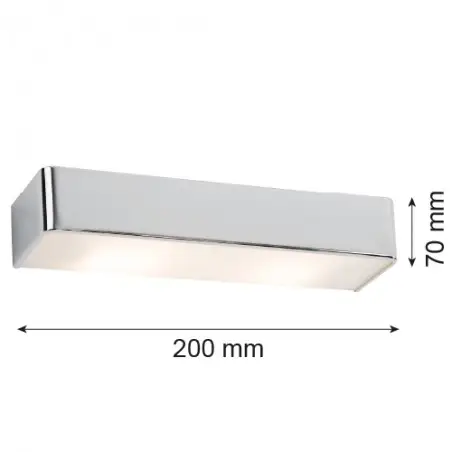 RODAN 3076 kinkiet 1 pł. mały Argon