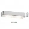 RODAN 3076 kinkiet 1 pł. mały Argon