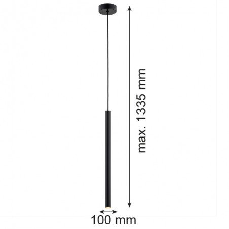 RIO 8329 lampa wisząca 1 pł. Argon