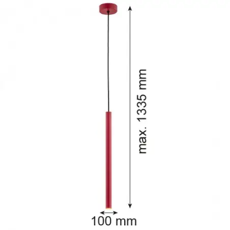 RIO 8331 lampa wisząca 1 pł. Argon