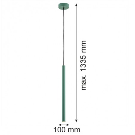 RIO 8333 lampa wisząca 1 pł. Argon