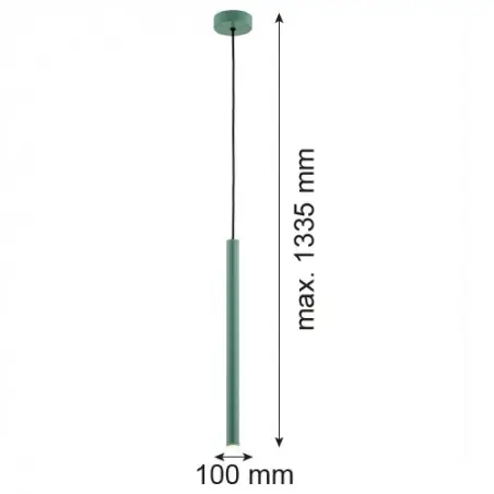RIO 8333 lampa wisząca 1 pł. Argon