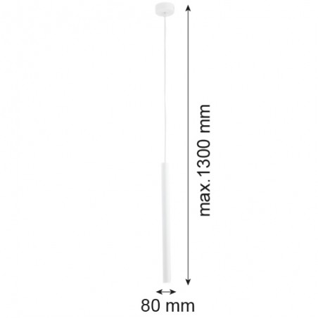 ETNA PLUS 8066 lampa wisząca 1 pł. Argon