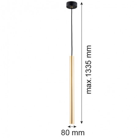 SICILIA PLUS 8104 lampa wisząca 1 pł. Argon