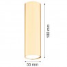 TYBER PLUS 4761 plafon 1 pł. Argon