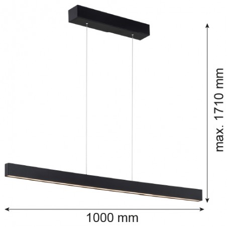 BALANS 8303 lampa wisząca 1 pł. Argon
