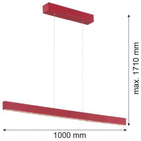 BALANS 8304 lampa wisząca 1 pł. Argon