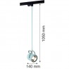 NET PLUS 4748 lampa wisząca 1 pł. Argon