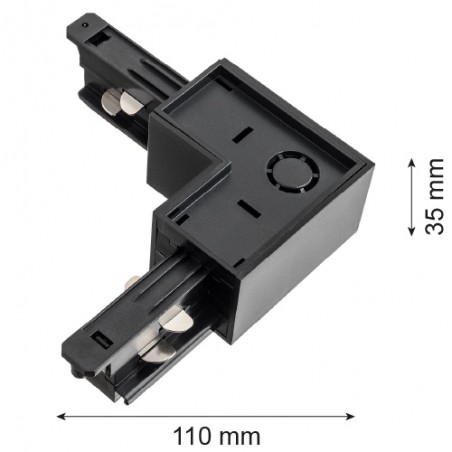 ARGON T-RACK SYSTEM ŁĄCZNIK L LEWY 4367 łącznik L lewy (kąt prosty) Argon