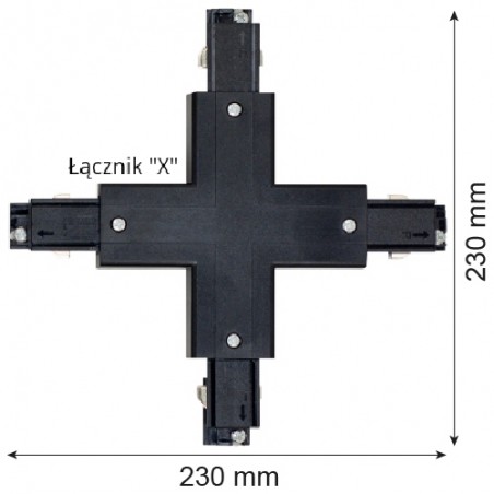T-RACK 8041 łącznik typu "X" Argon