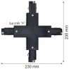 T-RACK 8041 łącznik typu "X" Argon