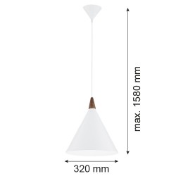 KEGEL 8631 lampa wisząca 1 pł. L Argon