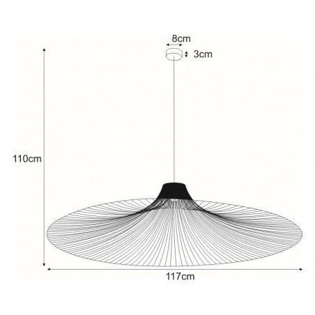 Lampa wisząca KP-09 z serii DOT Kaja Lighting