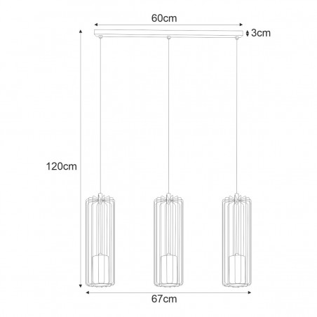 Lampa wisząca K-4931 z serii FALCON Kaja Lighting