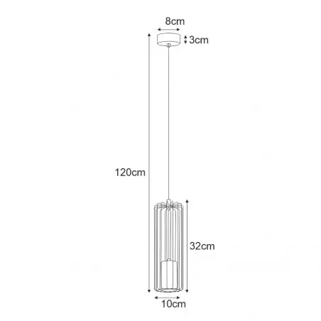 Lampa wisząca K-4935 z serii GABIA Kaja Lighting