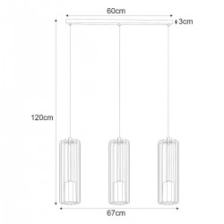 Lampa wisząca K-4936 z serii GABIA Kaja Lighting