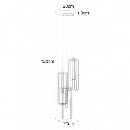 Lampa wisząca K-4937 z serii GABIA Kaja Lighting