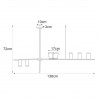 Lampa sufitowa K-4756 z serii ROCCO Kaja Lighting